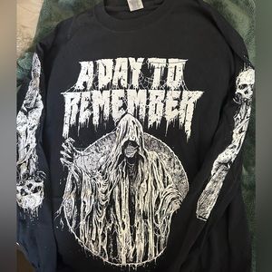 A day to remember band t-shirt from concert